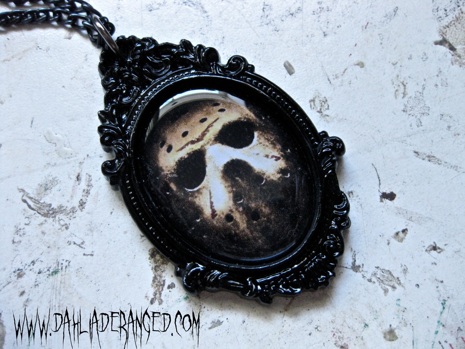 Friday The 13th Jason Voorhees Cameo Necklace