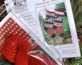 Rustic Cabin Christmas Stocking Knitting KIT