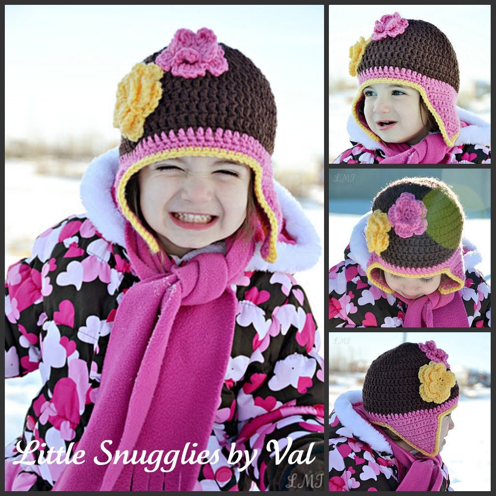 On Sale Now LSBV Flapper Hat Chocolate Infant-Adult Sizes Available
