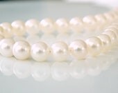 Akoya Saltwater Cultured White Round Pearl SINGLE 6.5-7mm