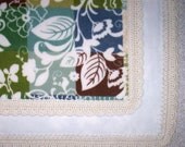 Fleece Blanket - Baby - Floral Blocks