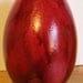 Burgundy Marble Look Ornament Egg