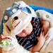 INSTANT DOWNLOAD Crochet Pattern Ahoy Matey Sunhat  Sizes Newborn to Adult Welcome to sell finished items