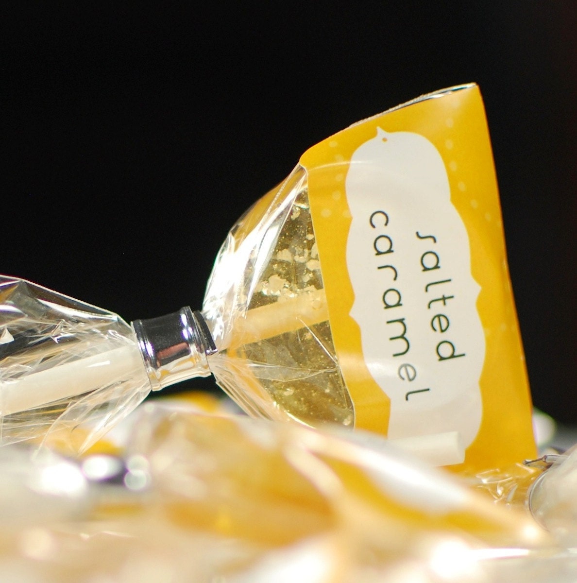 Salted Caramel Subscription Lollipops  - pick your dates - artisan hard candy subscription