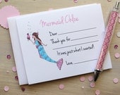 Fill in the blank custom thank you note cards