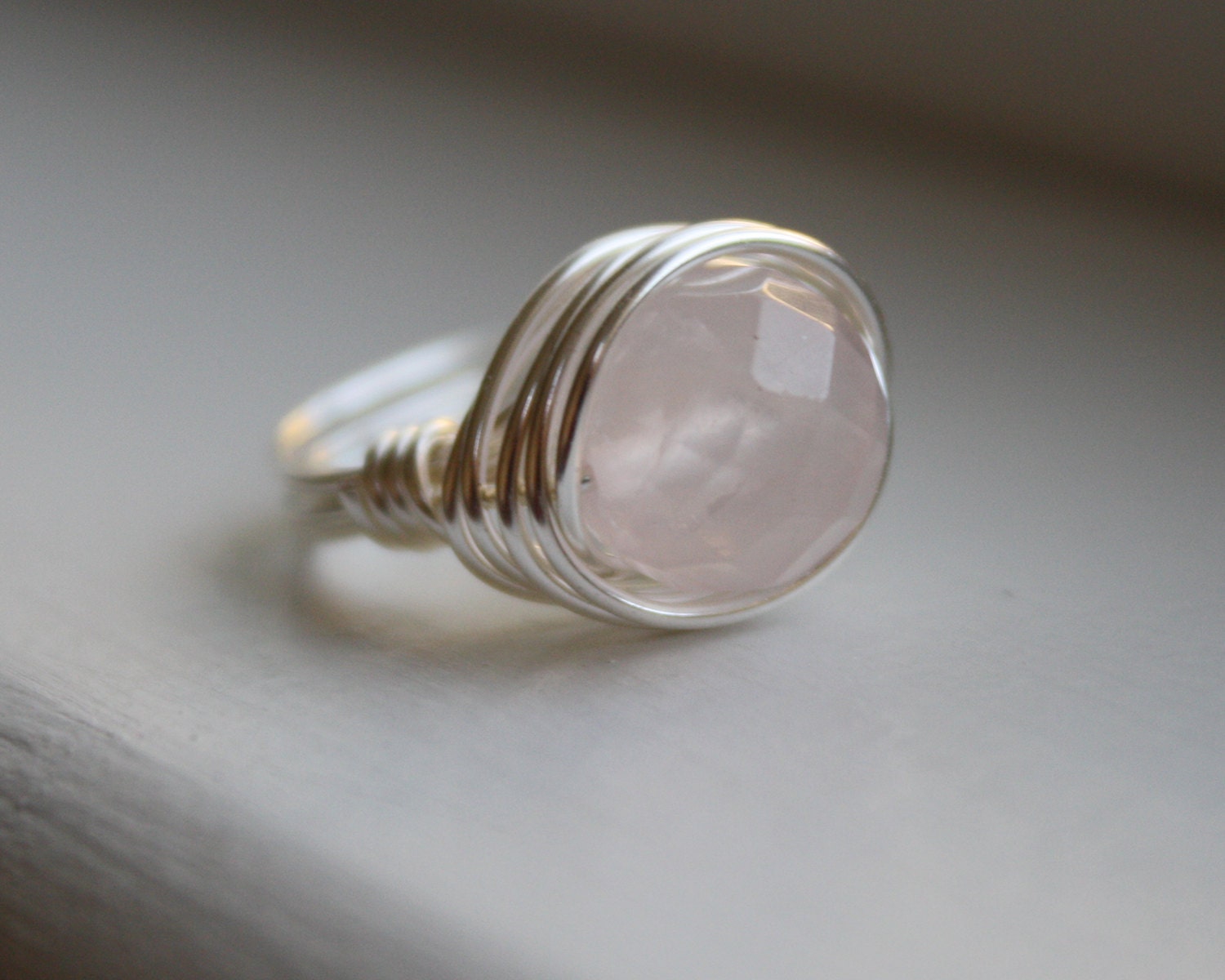 Rose Quartz Ring