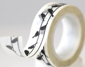 Black Bird Washi Tape Birds on a Wire