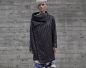 NEW BLACK Japanese inspirited quilted multiway to wear jacket