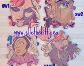 X-men women recycled comic book jewelry Black Widow, Storm, phoenix, Huntress Rogue