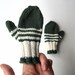 Toddler Mittens - Snow on the Evergreens - Washable Wool - Hand Knit - READY TO SHIP