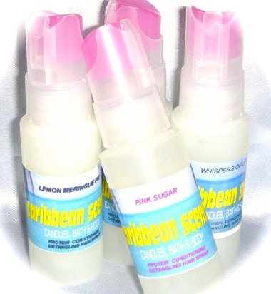 Leave in Conditioning Detangling protein hair Spray-Pink Sugar wonderful