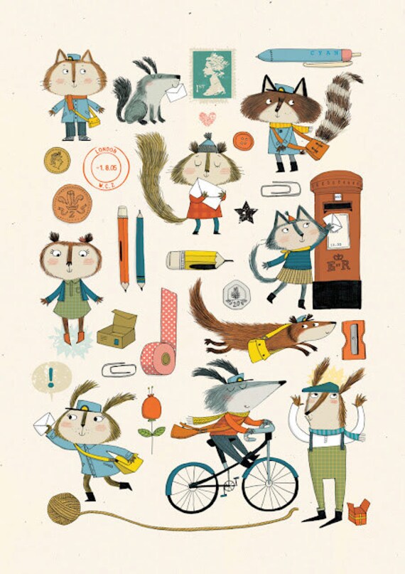 Everyone Likes Nice Post digital print