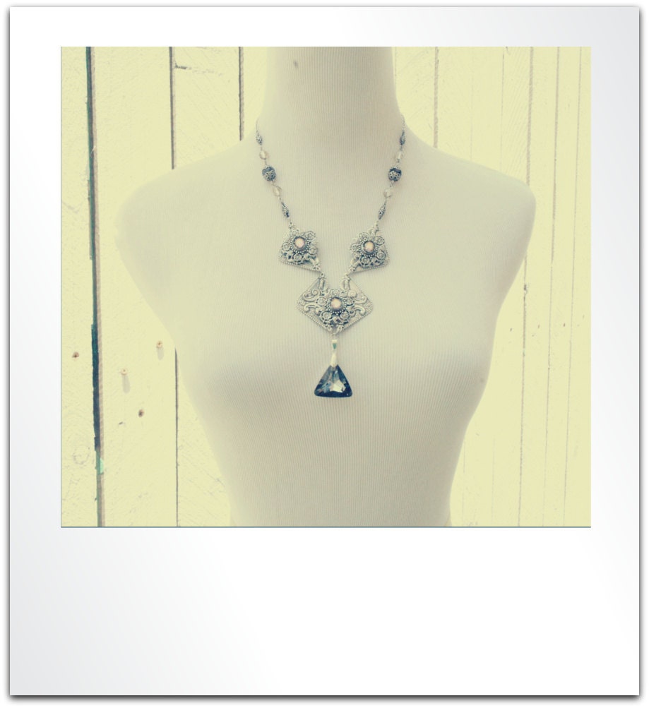 Art Deco Antique Silver Necklace