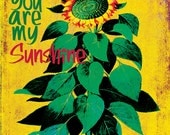 You Are My Sunshine 12x12 Photo Art Print