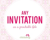 Any invitation as a DIY printable file Il_170x135