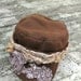 Embellished fall hat, reserve for Kprendy2 military cadet hat, chocolate brown country chic hat, womens accessories, rustic, cottage, shabby