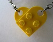 Bright Yellow Brick Necklace