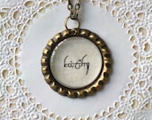 Your Name in Elvish-Like Script,  Lord of the Rings Inspired Necklace, Lord of the Rings, Elvish Looking Font.
