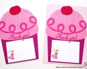 Pinkalicious Custom PRINTABLE Thank You Cards