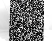 Quilted iPad / Xoom / Kindle Fire HD 8.9 / Nook HD Plus Case Cover Sleeve - White Grasses on Black