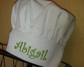 Personalized Child's Chef Hat for Girl or Boy