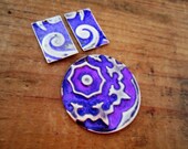 Vintaj Natural Brass altered pendants and charms
