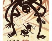 Art print Michelle Duckworth- Spider & Fly
