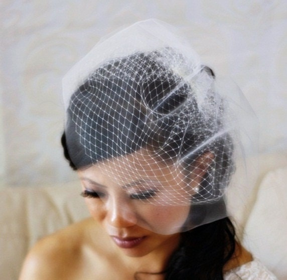 9 inch Double Layered Birdcage Veil