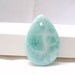 Larimar teardrop bead focal bead