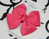 LPB - Large Pinwheel Bow - SHOCKING PINK