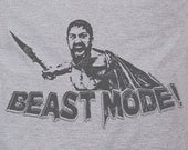 Beast Mode 300 - humor funny movie spartan workout tshirt t-shirt tee shirt