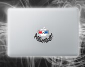 10th doctor inspired ALLONSY macbook decal