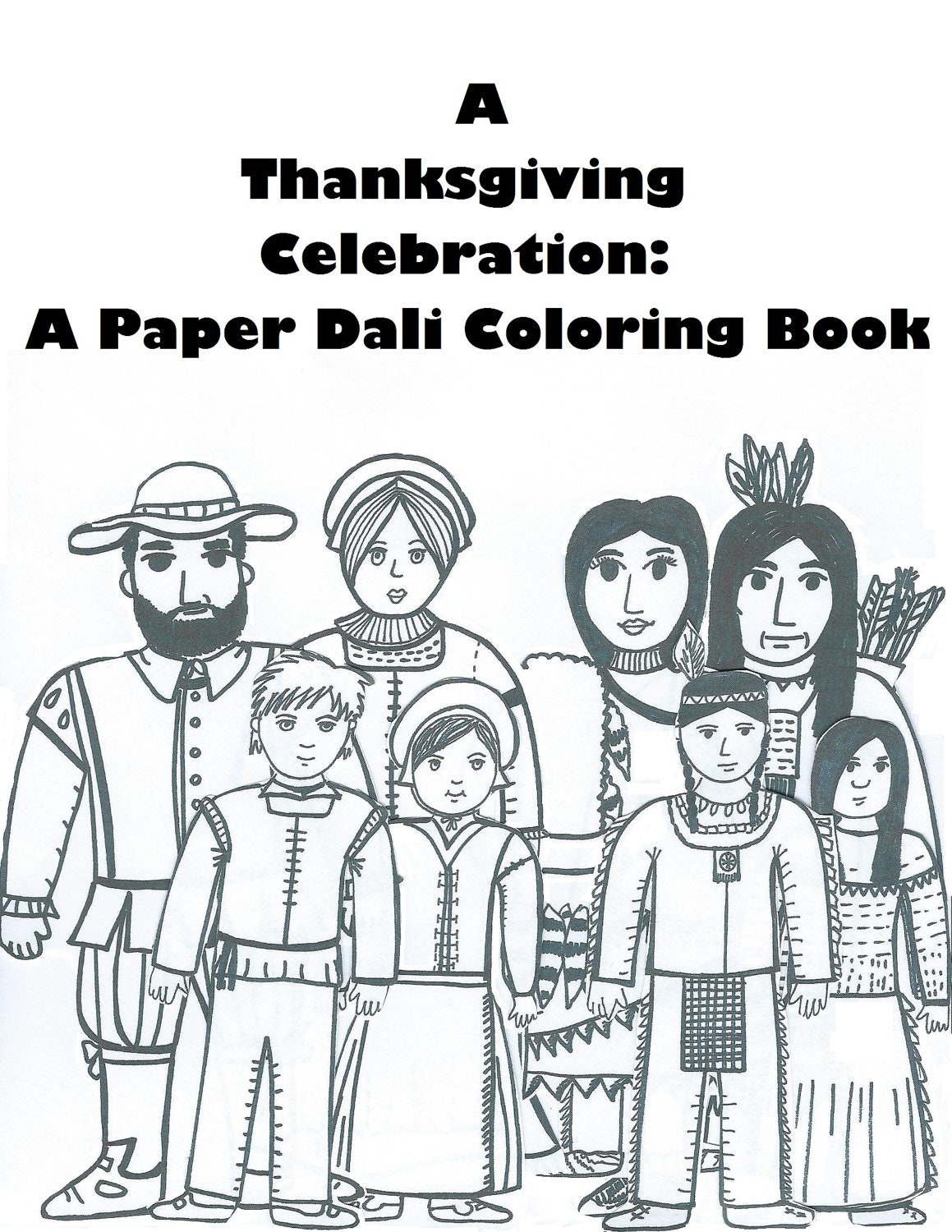 A Thanksgiving Celebration: A Coloring Book