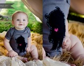 Carol or Max Silouette from "Where the Wild Things Are" By Maurice Sendak inspired, perfect for Valentine's Day or new Baby Boy