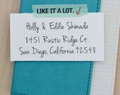 Custom Rubber Address Stamp - Self Inking Stamp - Holly