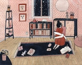 sad girl (print)