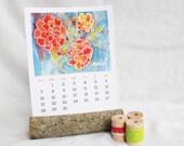 2013 Floral Fine Art Desk Calendar