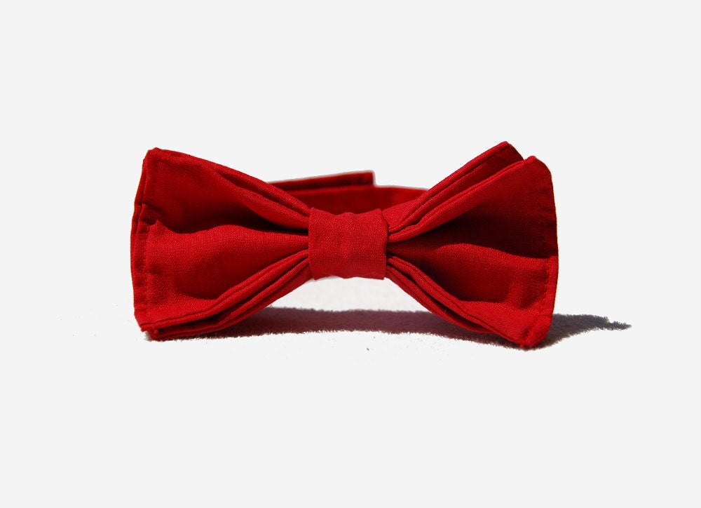 Chic Red Bow Tie - morion