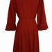 Vintage 40s Coat // New Look Coat // Red Coat // Oxblood Coat // Fit and Flare Dress Coat by Julliard B39 W31