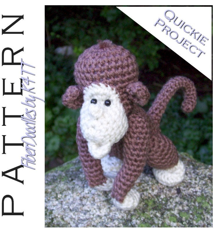CROCHET PATTERN - Handful of Chimp
