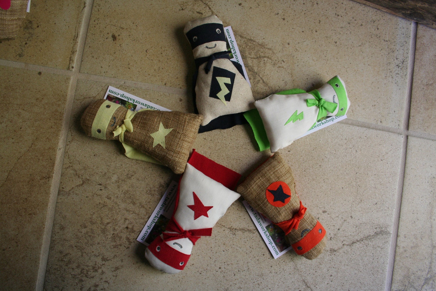 Pocket Pal Super Heros Set -- child-friendly small dolls