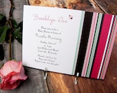 Ladybug Shower or Party Invitation Deposit