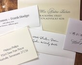 Digital Calligraphy for 1-50 Envelopes