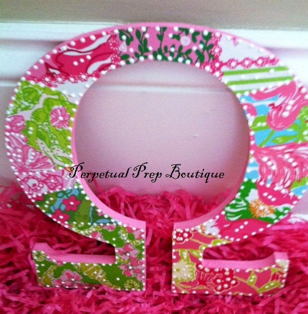 Omega Lilly Pulitzer Print Letter