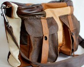 Medium Leather Patchwork Messenger