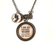 Sherlock Necklace Sherlock Holmes Necklace Sherlock Quote Necklace Literary Necklace