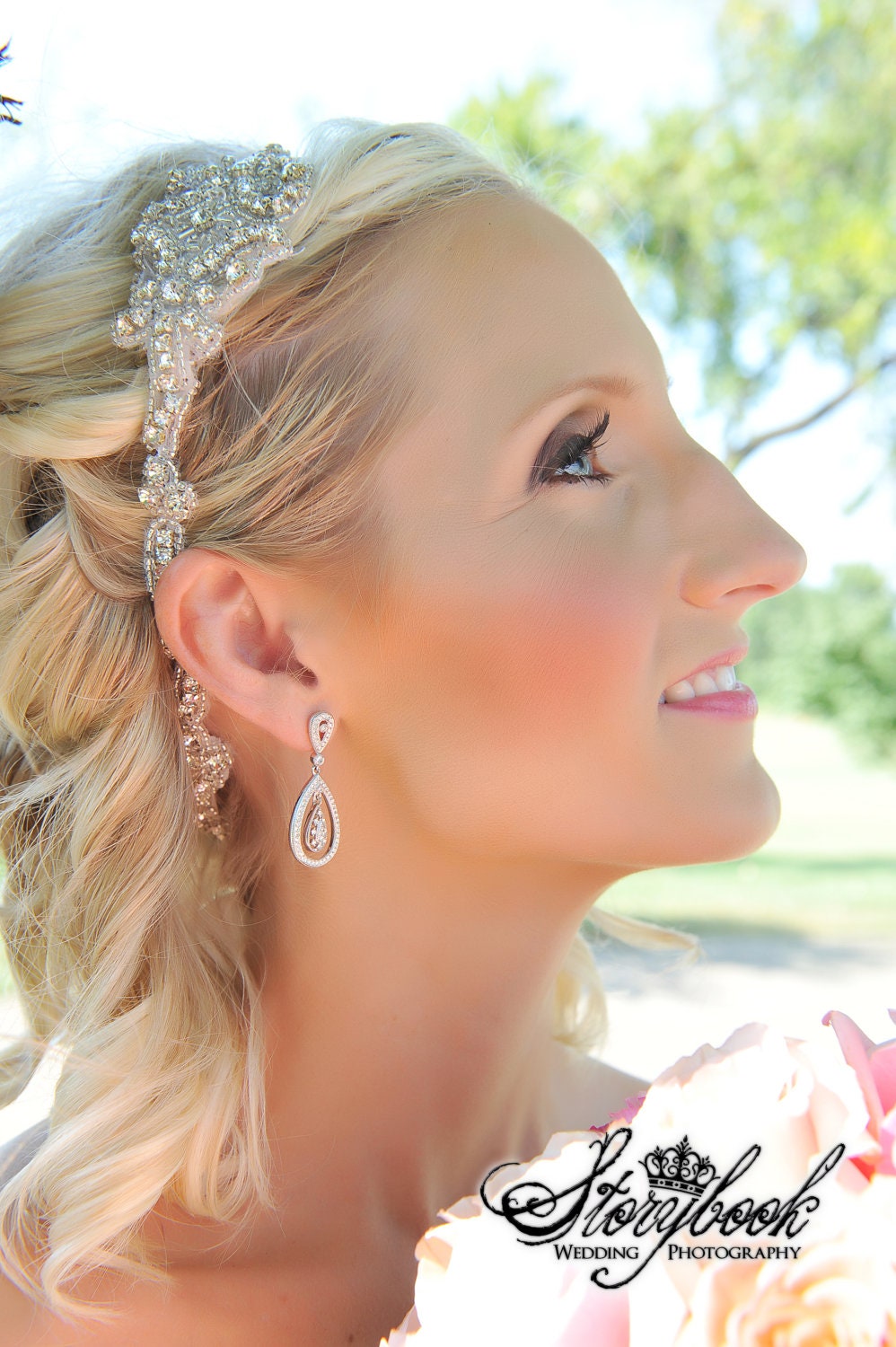 Crystal Bridal Headband  - Donita