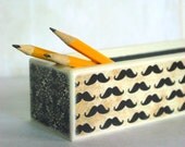 Mustache Pencil Box - Movember - Mmim