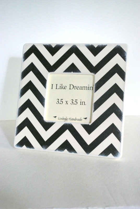 Black And White Chevron Picture Frame
