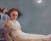 After Hanging the Moon -- signed (8x10)  Print of an Original Oil Painting